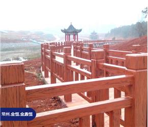 哈爾濱仿木護(hù)欄