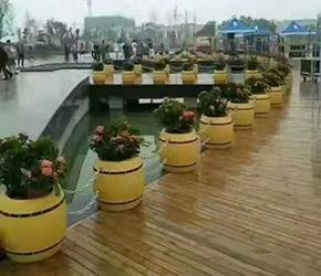 哈爾濱仿木花桶